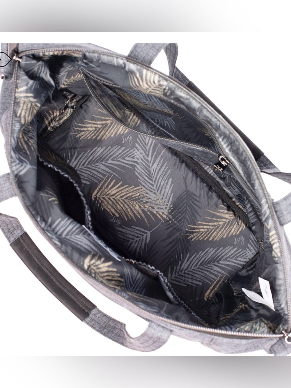 Lug Apollo Tote (discontinued). Heather Grey. NWT - Picture 3 of 16